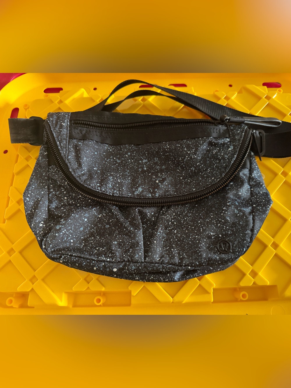 Lululemon festival bag baby blue speckled galaxy bag